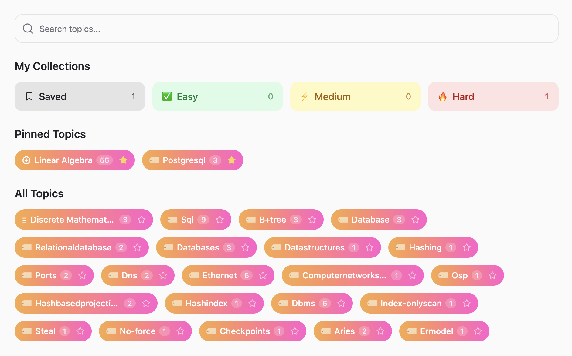 Exercly tags